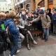 Tczew - Na Starym Mieście stanęła ławeczka z wizerunkiem Romana Landowskiego