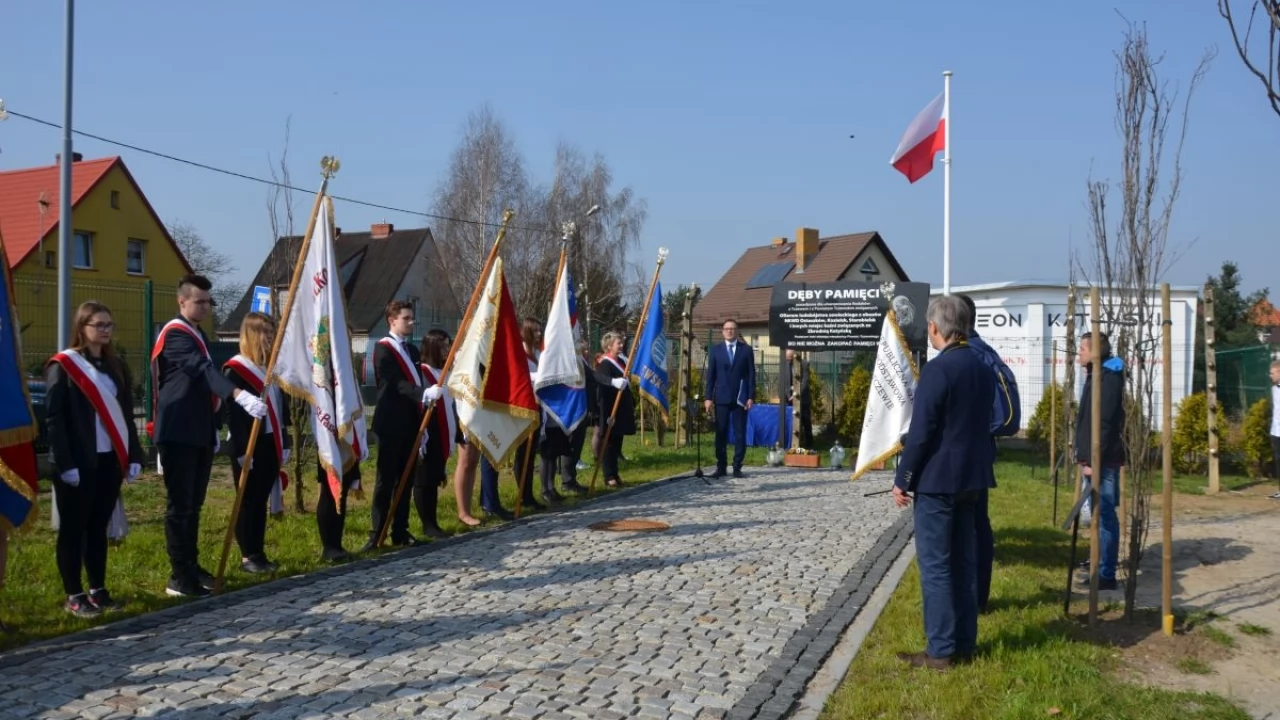 Tczew - Uroczystości przy Panteonie Katyńskim
