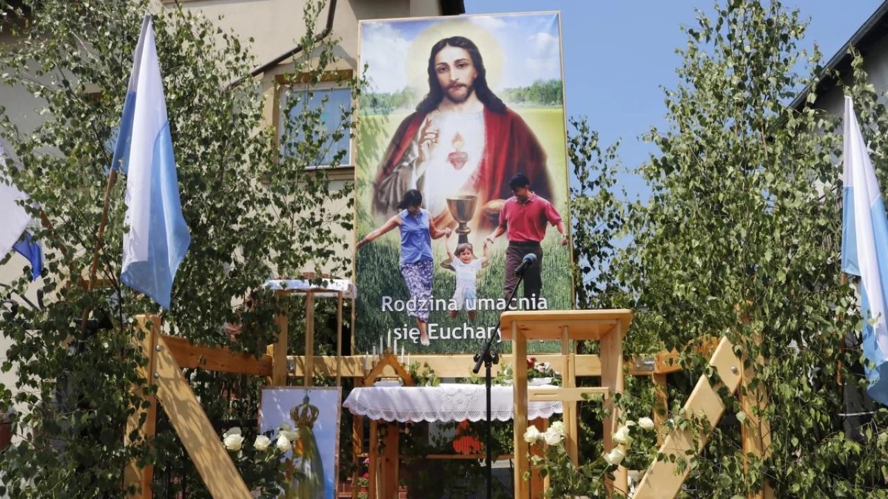 Tczew - Boże Ciało - procesja z Najświętszym Sakramentem