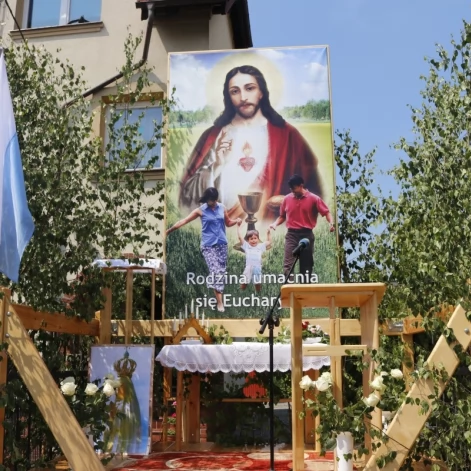 Tczew - Boże Ciało - procesja z Najświętszym Sakramentem