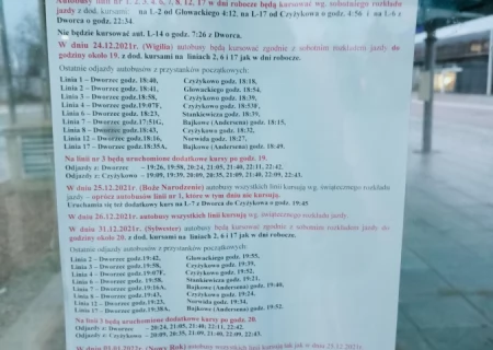 Tczew - Bałagan w komunikacji miejskiej
