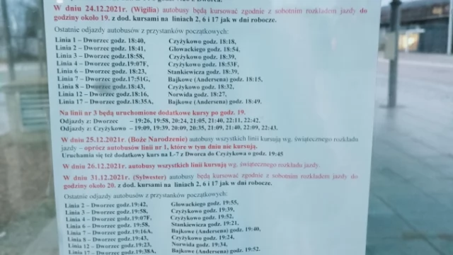Tczew - Bałagan w komunikacji miejskiej