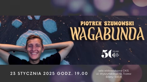 Tczew - Piotrek Szumowski w programie "Wagabunda"