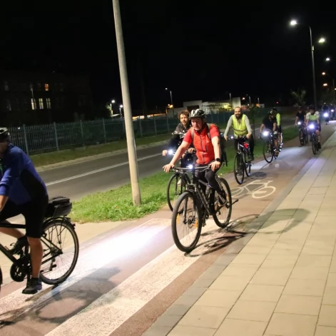 Tczew - Nocny przejazd rowerowy Świetlik