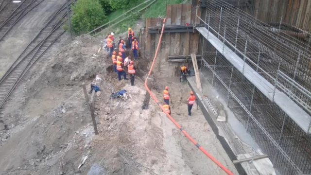 Tczew - Relacja z budowy wiaduktu przy ul. Wojska Polskiego