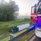 Tczew - A1. Ciężarówka wypadła z trasy