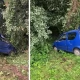 Tczew - Kolonia Ostrowicka. Auto wypadło z trasy