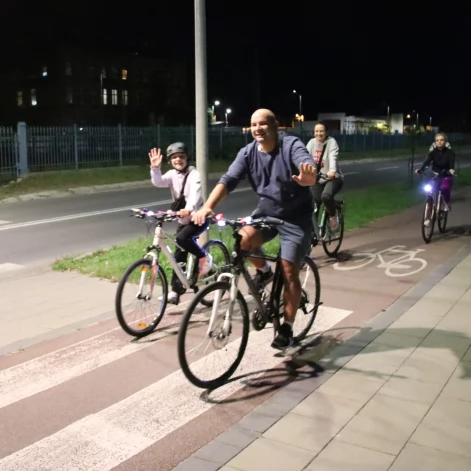 Tczew - Nocny przejazd rowerowy Świetlik