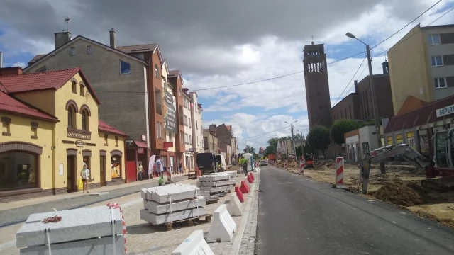 Tczew - Prace na Gdańskiej wkroczyły w kolejny etap