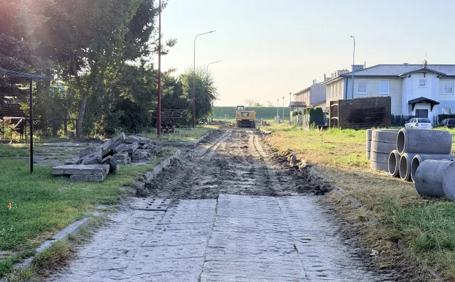 Tczew - Ulice Okrętowa i Mieszka I w przebudowie