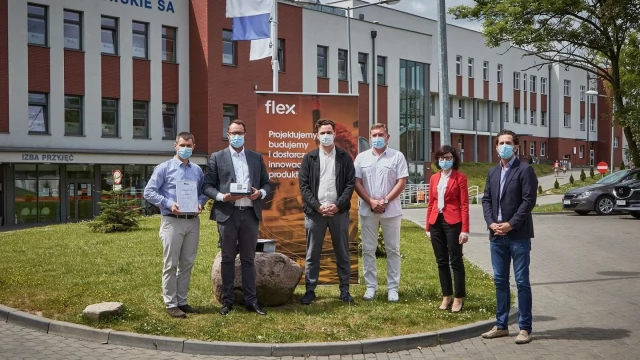 Tczew - Flex Poland pomaga w walce ze skutkami Covid-19. Szpital dostanie respiratory