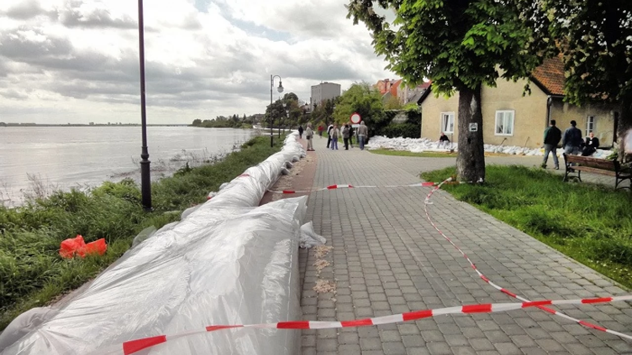 Tczew - Stan Wisły oraz przygotowania do nadejścia fali