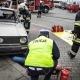 Tczew - A1. 15 osób rannych, uszkodzony dystrybutor z gazem. Na szczęście to ćwiczenia