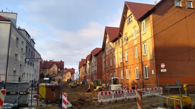 Tczew - Trwają prace na Zatorzu