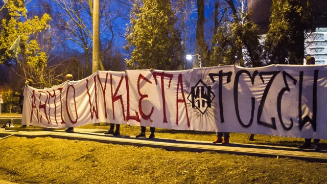Tczew - Narodowy Dzień Pamięci Żołnierzy Wyklętych przy rondzie