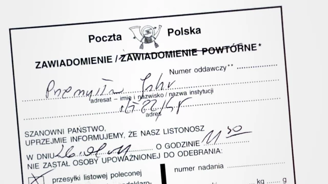 Tczew - Nie było awiza, listu też nie...