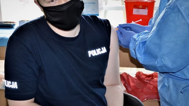 Tczew - Policjanci się szczepią