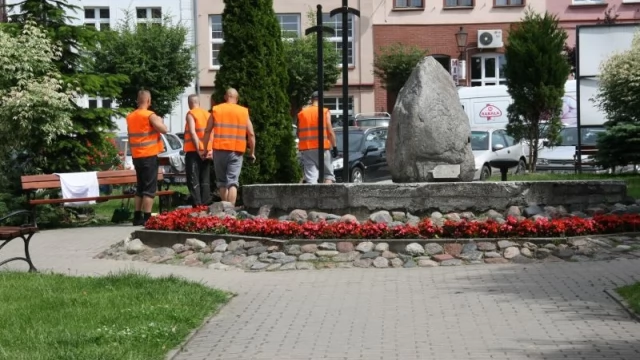 Tczew - Więźniowie z Kwidzyna pracują w Gniewie