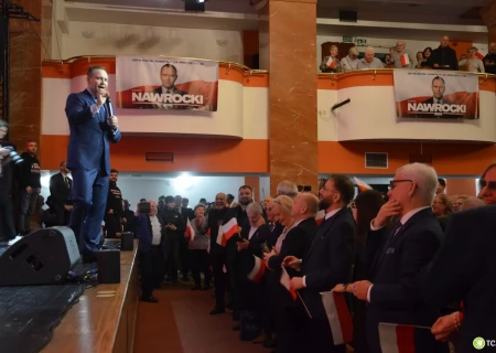 Tczew - Karol Nawrocki w Tczewie o pakcie migracyjnym i zielonym ładzie