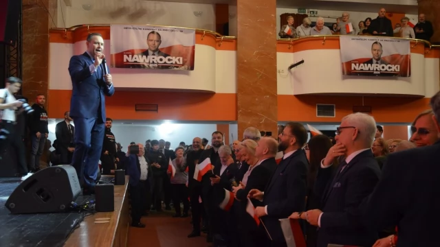 Tczew - Karol Nawrocki w Tczewie o pakcie migracyjnym i zielonym ładzie