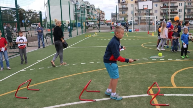 Tczew - Skwer sportowo-rekreacyjny na Bajkowym oddany do użytku