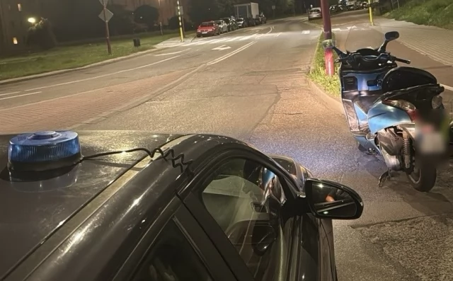 Tczew - Jechał motorowerem po alkoholu. Miał też marihuanę
