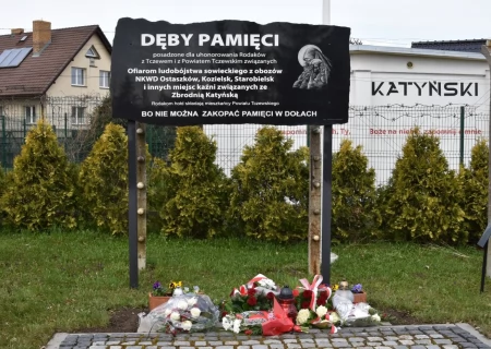 Tczew - Pamiętali o ofiarach Katynia