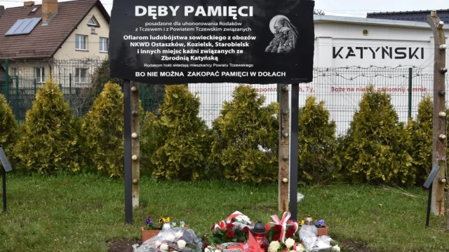 Tczew - Pamiętali o ofiarach Katynia