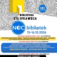 Tczew - Noc Bibliotek 2026 w Gniewie