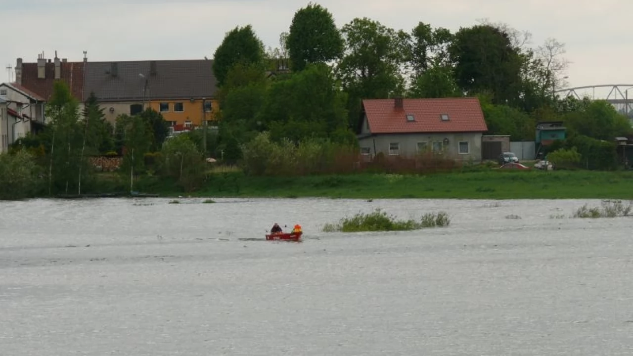 Tczew - Stan Wisły oraz przygotowania do nadejścia fali