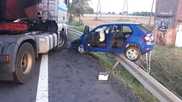 Tczew - Subkowy. Po poważnym wypadku zablokowana droga krajowa nr 91