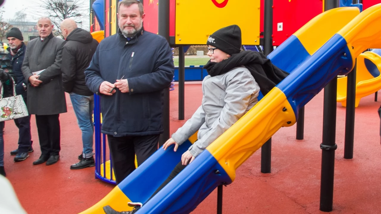Tczew - Nowy plac zabaw nad Wisłą