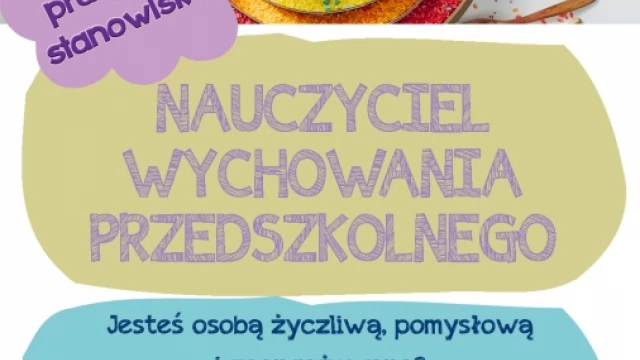 Tczew - Nauczyciel wychowania przedszkolnego