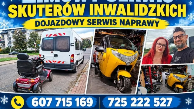 Tczew - DOJAZDOWY SERWIS SKUTERÓW INWALIDZKICH - ZADBAJ O