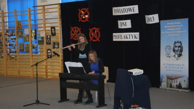 Tczew - Powiatowe Dni Profilaktyki - młodzież skorzystała z bogatego programu