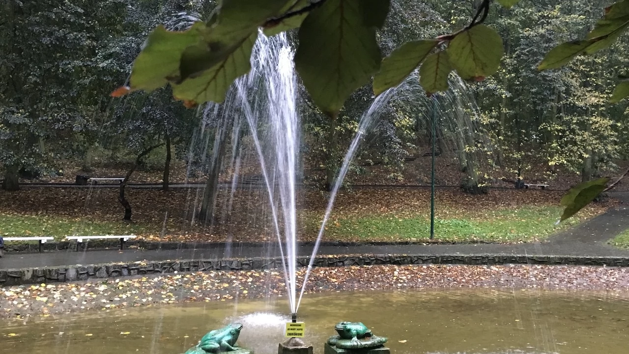 Tczew - Park Miejski jesienią z dnia 7.10.2016