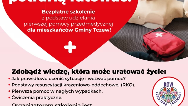 Tczew - Bezpłatne szkolenie z podstaw pierwszej pomocy