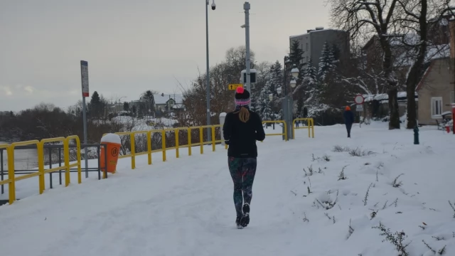 Tczew - Napadało białego puchu, jeszcze go przybędzie. Potem mróz