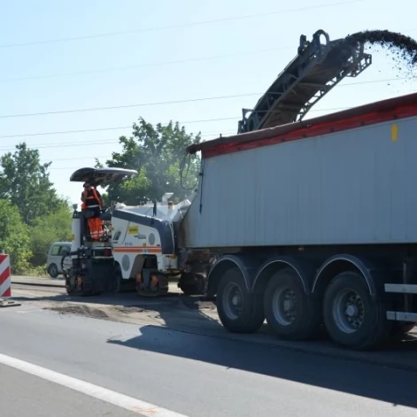 Tczew - Początek remontu dk 91