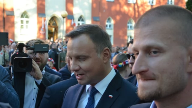 Tczew - Prezydent Andrzej Duda w Pelplinie