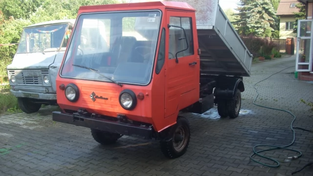 Tczew - Multicar M 25 wywrotka + przyczepa