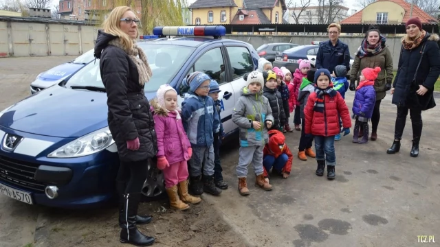 Tczew - Przedszkolaki uczyły się bezpieczeństwa na drodze