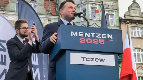 Tczew - Sławomir Mentzen w Tczewie "Klasa polityczna nam nie wyszła"