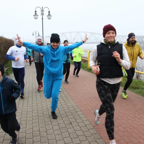 Tczew - Parkrun na niebiesko
