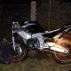 Tczew - Nieprzytomny kierowca motoroweru trafił do szpitala po uderzeniu w tył pojazdu
