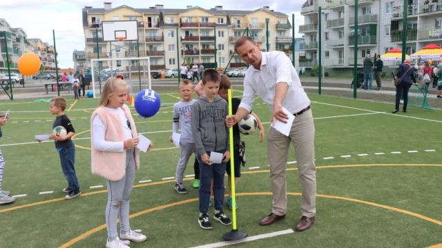 Tczew - Skwer sportowo-rekreacyjny na Bajkowym oddany do użytku