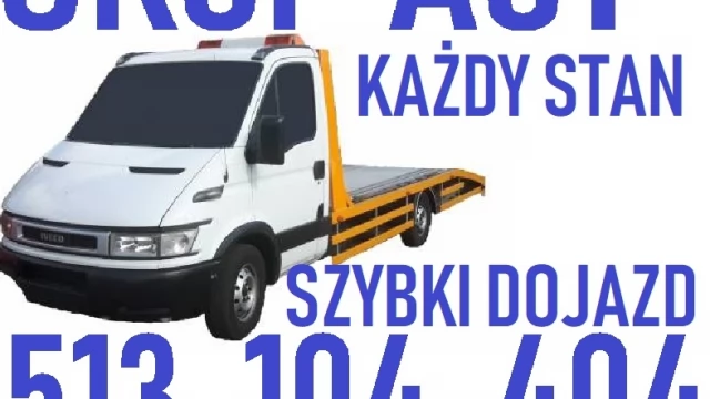Tczew - Skup Aut t.513104404 Całe Uszkodzone, stare Dobre