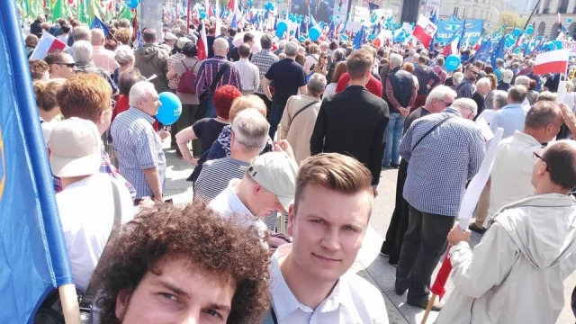 Tczew - Tczewska reprezentacja na "Marszu Wolności"