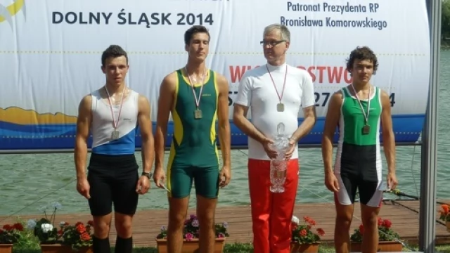 Tczew - Sebastian Pabjan - wioślarz Unii Tczew wicemistrzem Polski