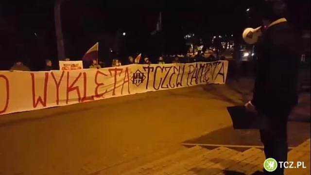 Tczew - Narodowcy oddali cześć Żołnierzom Wyklętym